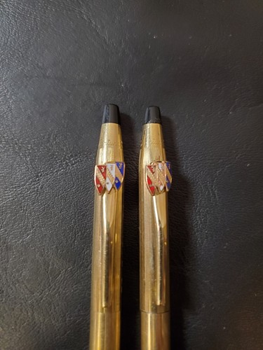 Vintage Century Pen & Pencil Set Buick Logo 64 Salesmaster Club 12k Gold Filled! - Picture 2 of 6