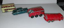 4 VEICOLI VINTAGE LESNEY. BUS N. 5, ZODIAC N. 35, TENDER N. 63, CISTERNA N. 11