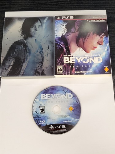 Beyond: Two Souls Steelbook With Slipcover Sony Playstation 3 PS3 Complete