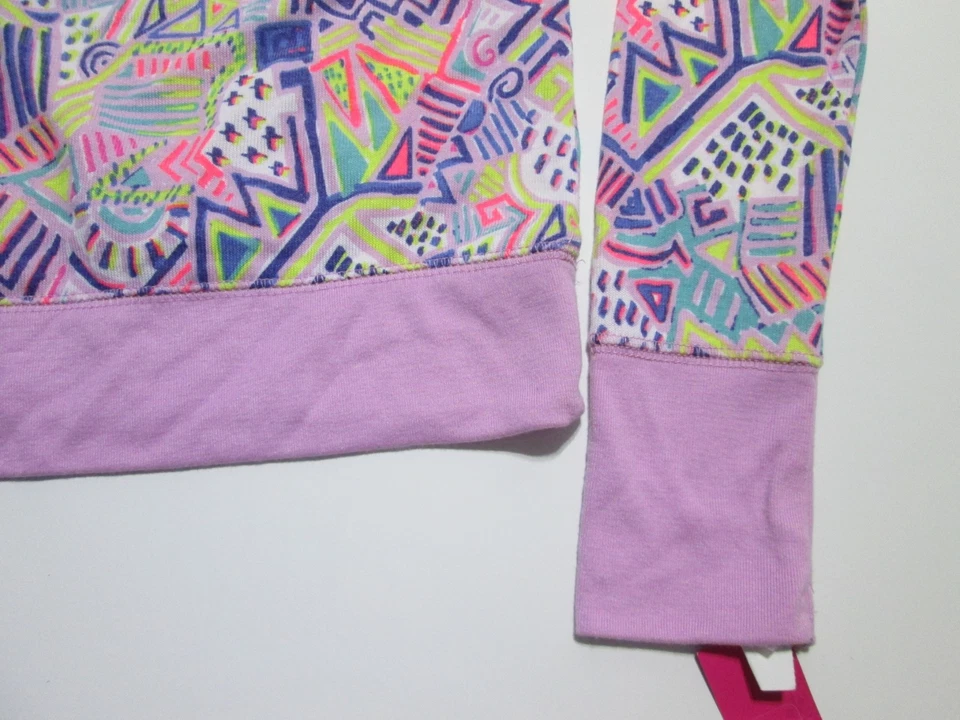 Nuevo con etiquetas Xhilaration Mujer Talla XS Pijama Top Lila Multi Manga Larga Prendas para dormir Foto 4 de 4