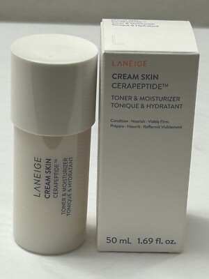 New Laneige Cream Skin Cerapeptide Toner & Moisturizer 1.69fl.oz./50ml  (SH7)