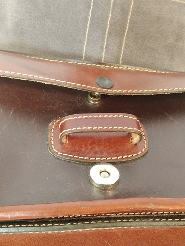 Leather Purse Shoulder Bag Dark Brown Unbranded - Picture 8 of 13