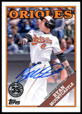2023 Topps Series 1 Ryan Mountcastle 1988 Topps On Card Auto Baltimore Orioles