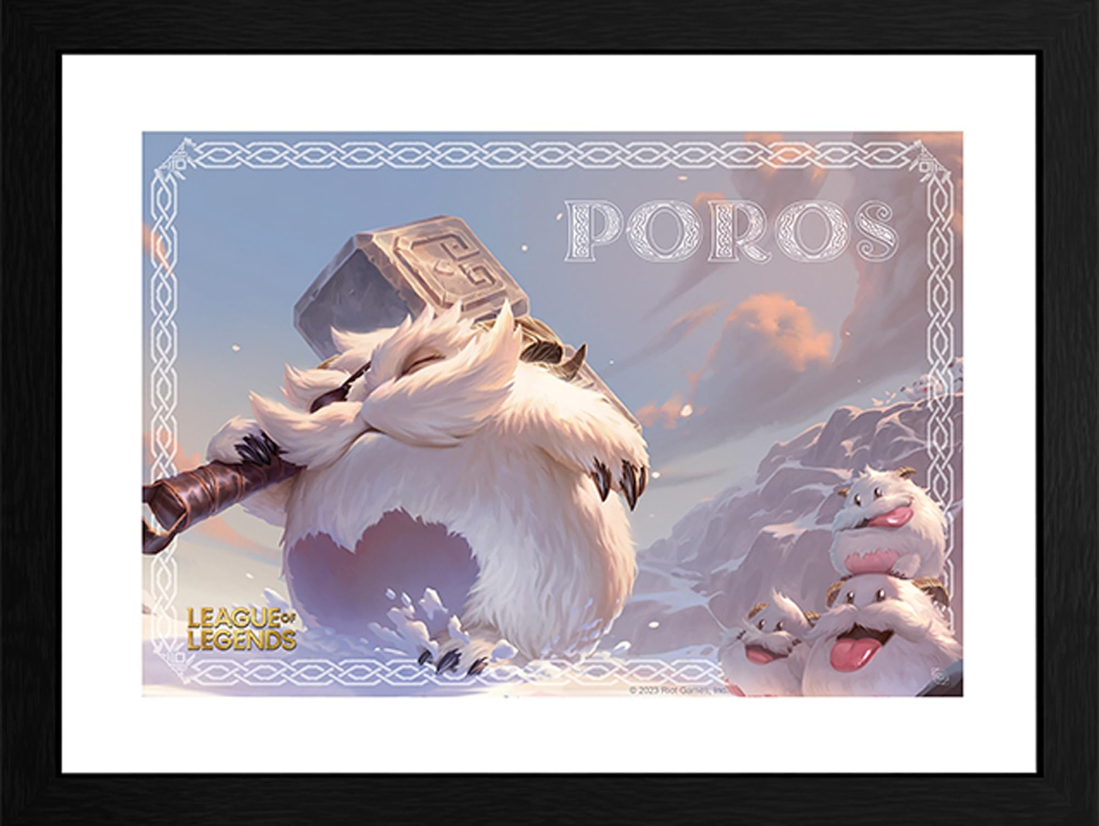 League Of Legends Framed Print Poro (300) GB EYE