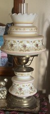 Vintage 1970’s Quoizel Abigail Adams 3 way Hurricane Lamp