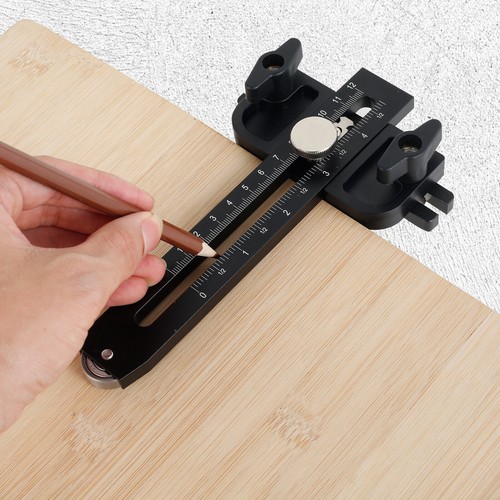 Thin Rip Jig Table Saw Jig Guide Adjustable Thin Rip Guide Aluminum Alloy LiSYZ - Picture 10 of 11