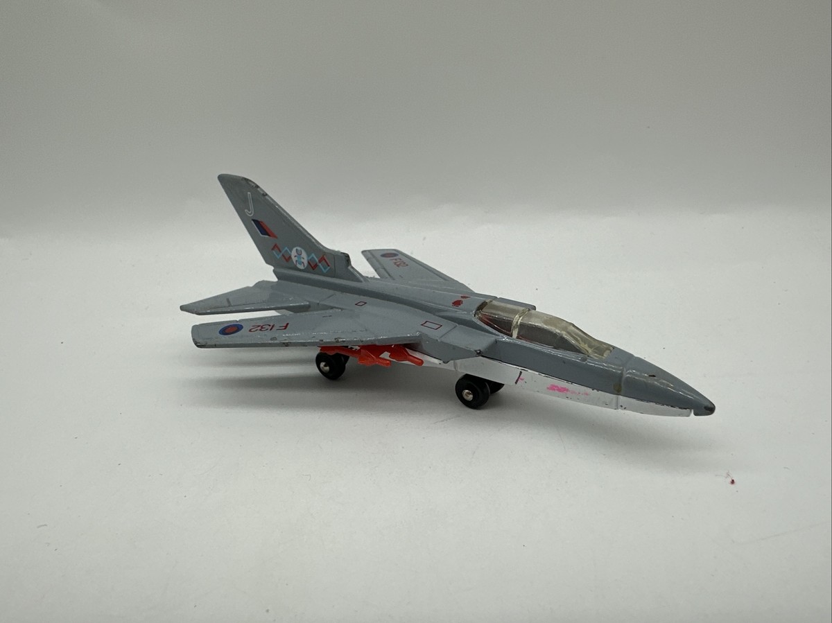 1977 vintage matchbox tornado fighter jet military aircraft