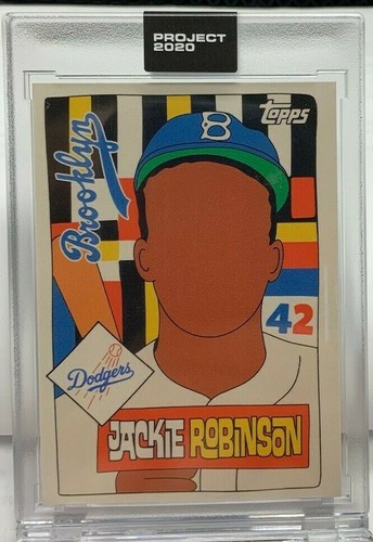Topps PROJECT 2020 Card #176 - 1952 Jackie Robinson by FUCCI - Print Run SP/3253 - Picture 2 of 3