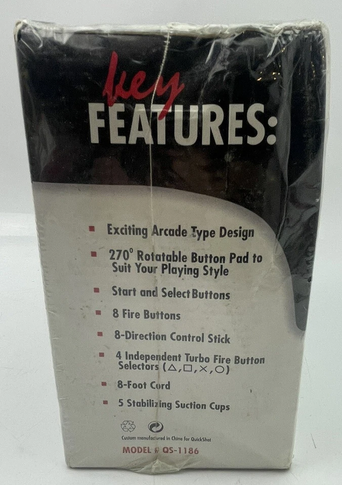 NEW 1996 QuickShot PlayStation PS1 DEVASTATOR Deluxe Joystick Controller SEALED - Image 4 of 4