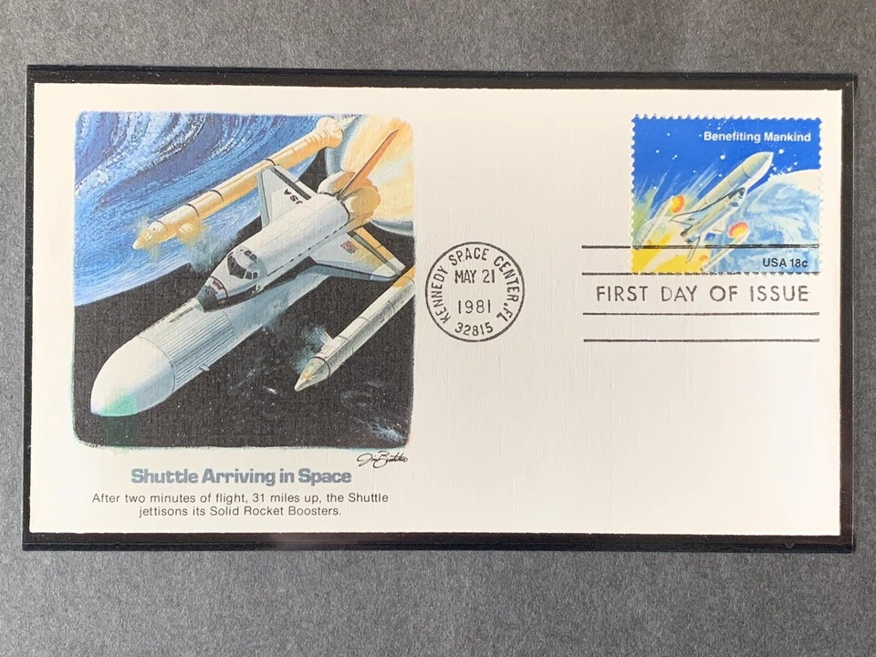 1981 FDC SWEEPSTAKES 5TH PLACE PRIZE SPACE SHUTTLE FIRST DAY COVER WITH LETTER - Image 3 of 3