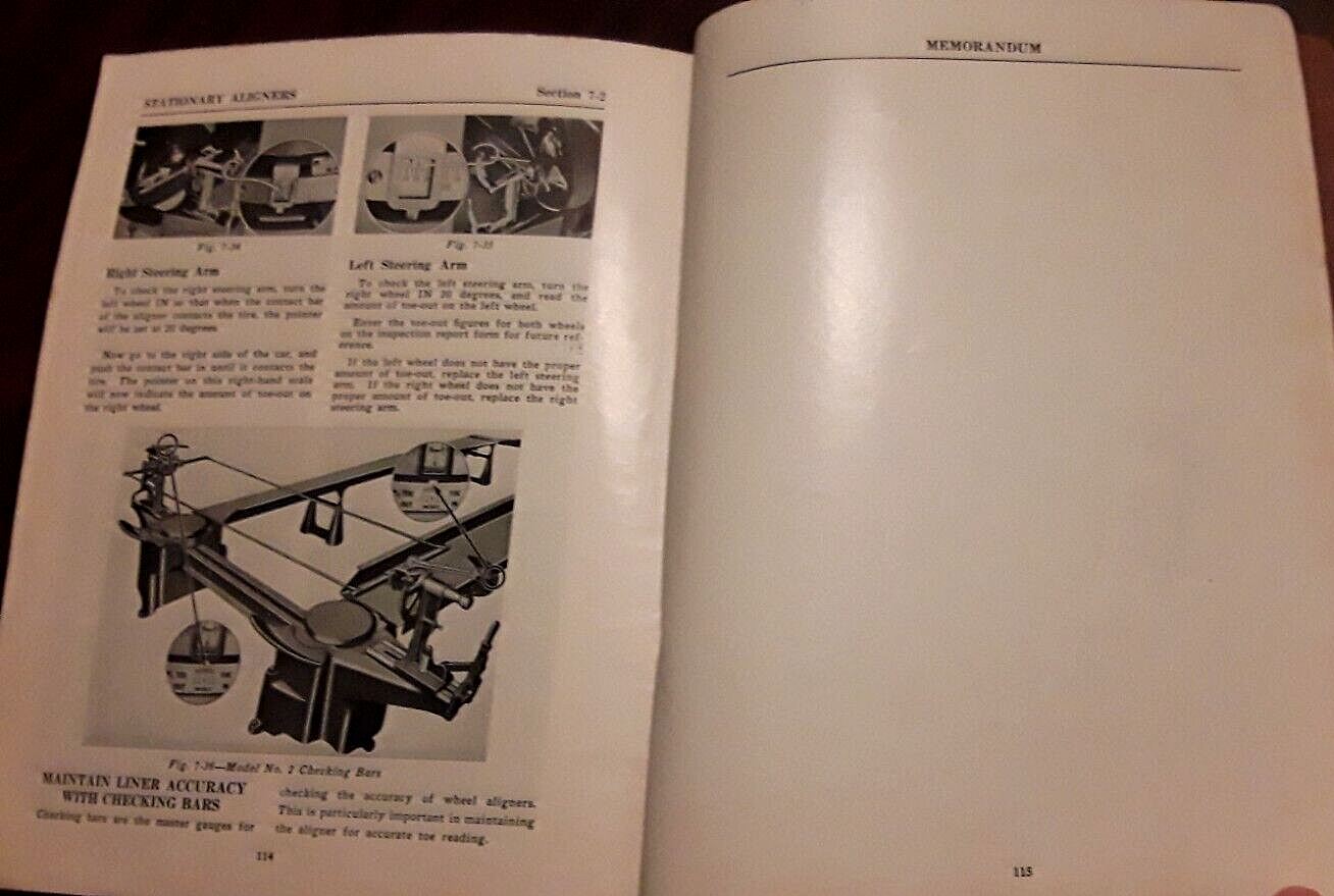 1946 JOHN BEAN Wheel Steering Alignment MANUAL + 1949 FORD Contest ENTRY FORM eBay