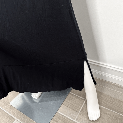 Melissa Odabash Tie Waist Viscose Casual Everyday Maxi Dress in Black Size S - Picture 8 of 12
