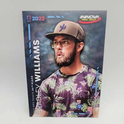 2022 DGPT Disc Golf Trading Card Bradley Williams 