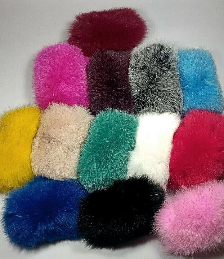 Premium Quality Women Real FOX Fur Slides Fluffy Slippers Women Beach Sandals - Image 3 of 4