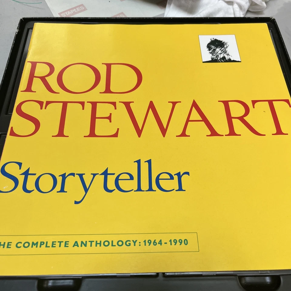 Rod Stewart CD album Box Set 4 Discs Anthology Storyteller Rock And Roll Album - Image 2 of 4