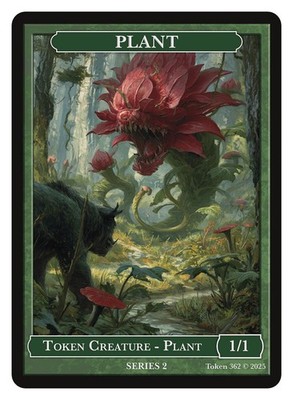 Plant Token Givememana Tokens Series 2  Magic the Gathering MTG