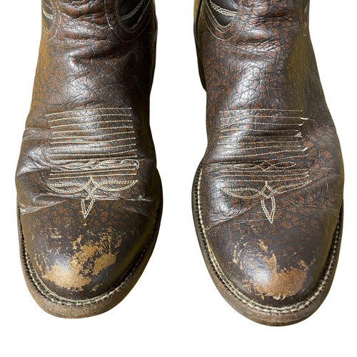 Tony Lama #6218 Buckaroo Men's Leather Pointed Toe Cowboy Western Boots Sz 9D - Picture 7 of 15