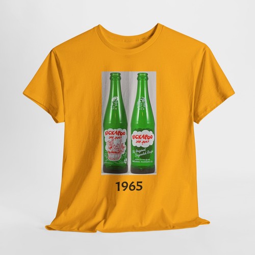 Retro - Kickapoo Joy Juice Applied Color Label Green Bottle Unisex Cotton Tee - Picture 40 of 157