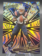 2025 Panini Revolution Premium Kyle Williams Holo Gold 3/3 RC Rookie Patriots