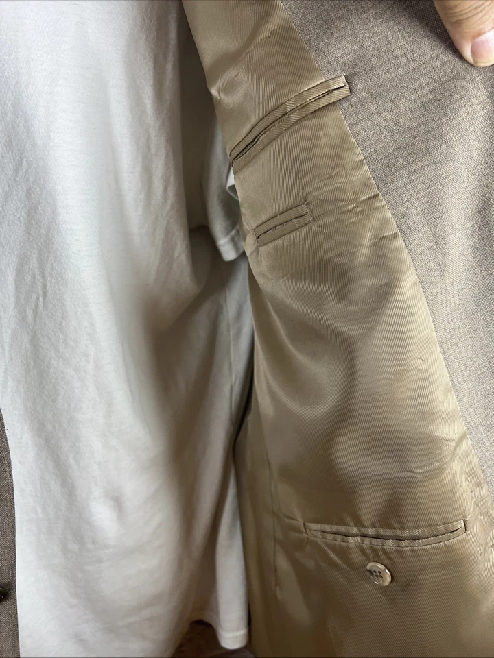 Cross Windsor 男式 54R 码围攻彩色聚羊毛混纺运动外套 WR2 — 第 3/4 张图片