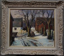 Gottfrid Olsson 1890-1979. Fattoria, datata 1956