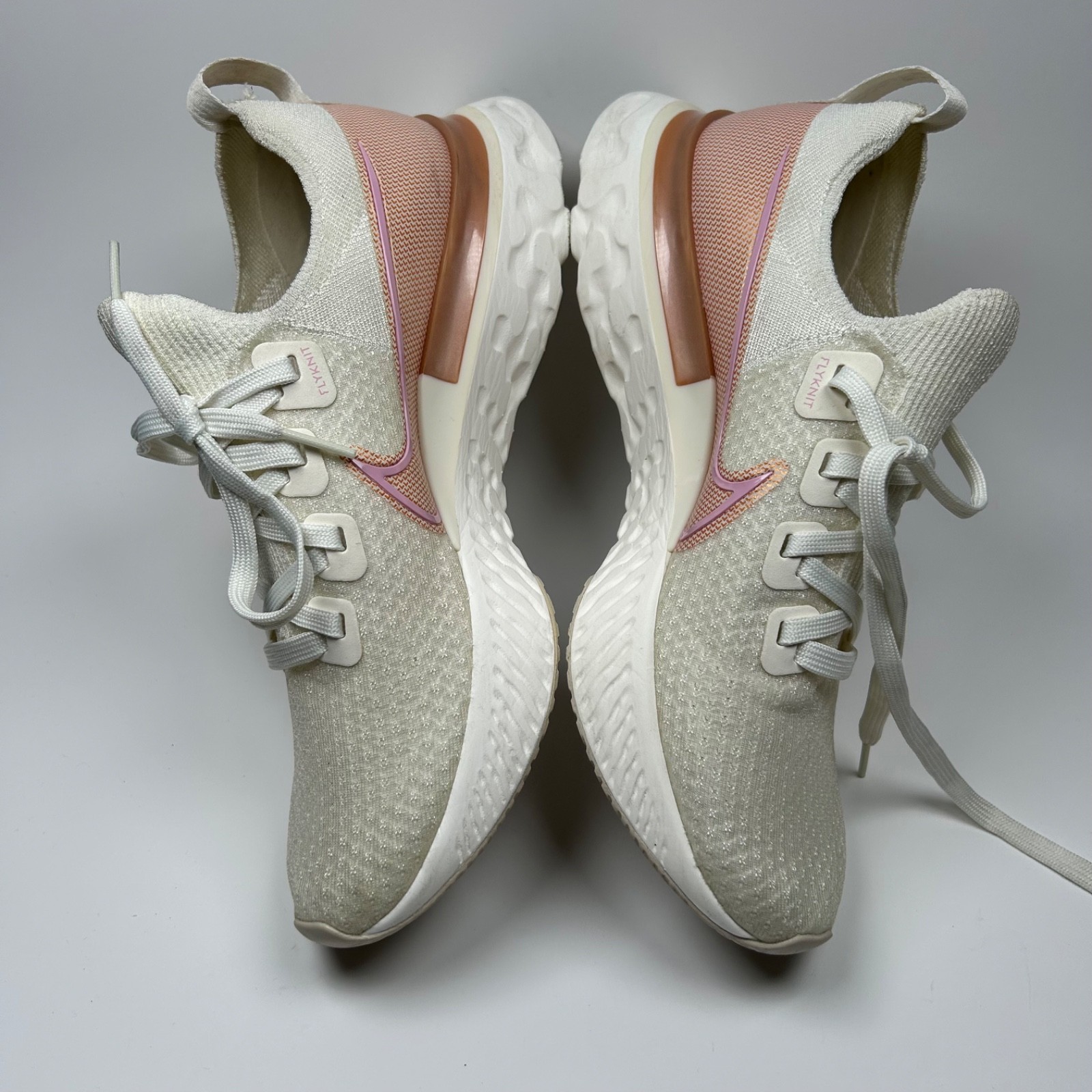 Nike React Infinity FlyKnit Beige cd4372-103 Pre … - image 3