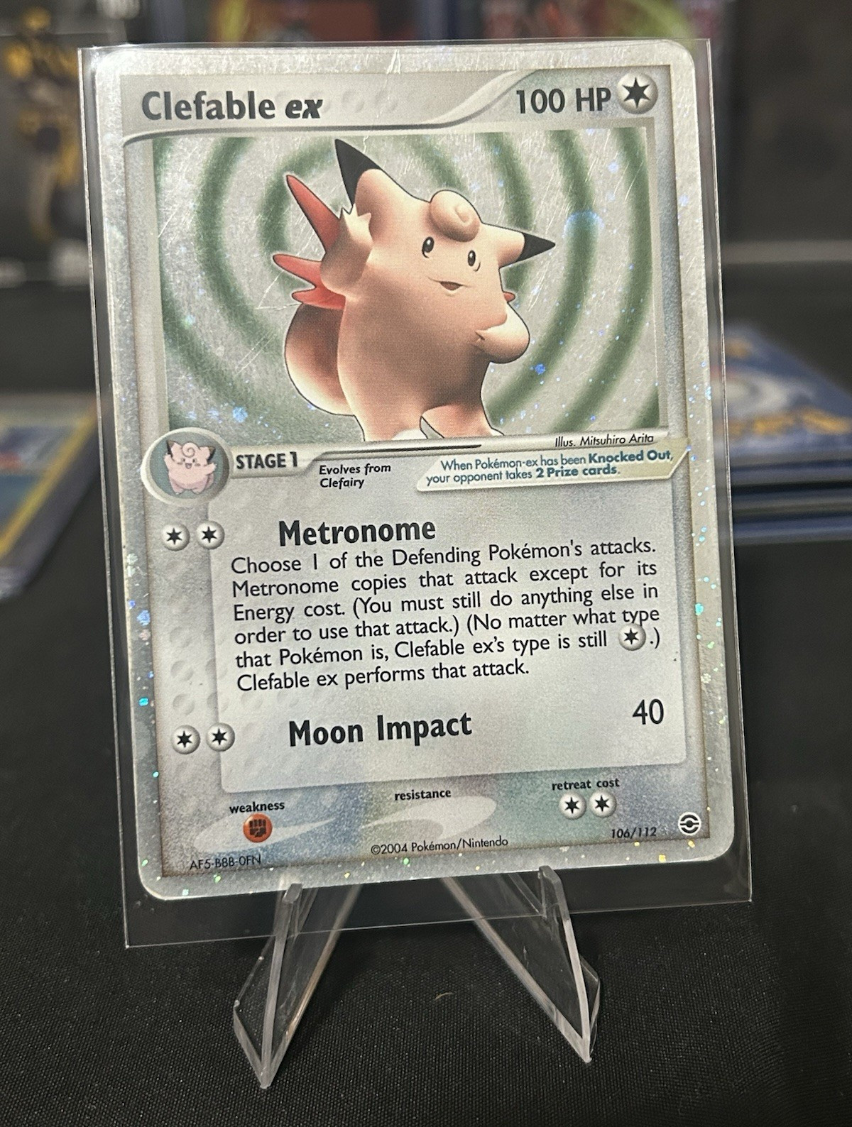 The Pokémon Company Clefable ex EX FireRed & LeafGreen Holo Ultra Rare 106/112