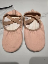 Stelle Women’s size 6 (fits like a 7) pink canvas ballet dance shoes worn 1 Hr