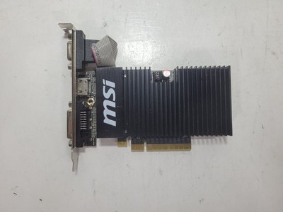 MSI GeForce GT 710 1GB PCIe Graphics Card HDMI DVI VGA #0418