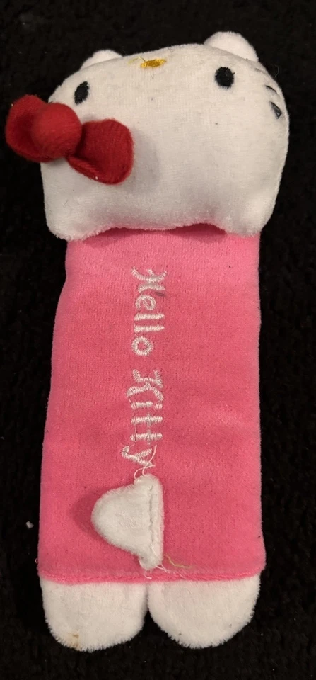 Carrinho de bebê vintage Sanrio Hello Kitty capa alça assento de carro Japão - Imagem 2 de 4