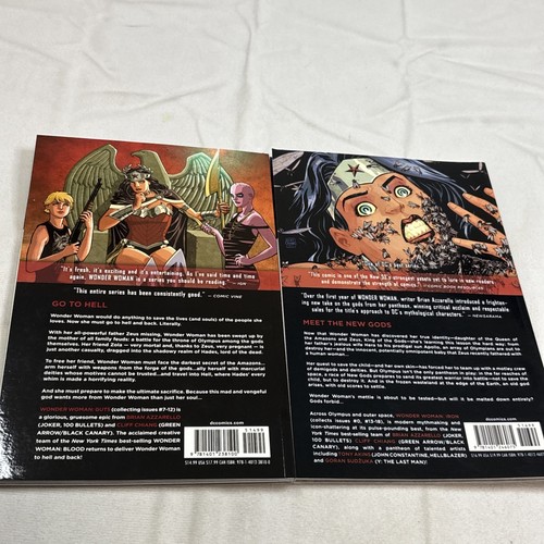 Lote de 2 libros de bolsillo comerciales de Wonder Woman Vol 2 y 3 Iron Guts de DC Comics - Imagen 4 de 4