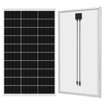 DOKIO 150W Solarpanel Gehärtetes Solarglas (ROBUST UND LANGLEBIG) Mono (EFFIZIEN