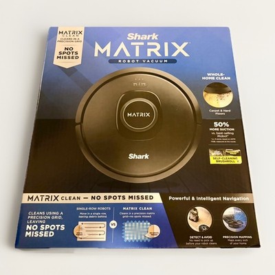 Shark Matrix Robot Vacuum RV2310 carpet and hardfloors W/Self Cleaning Brushroll
