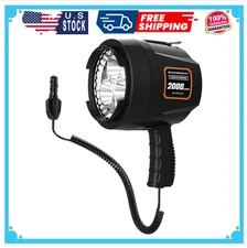 Spotlight 12 Volt Spotlight Led 2000 Lumen Boat Handheld Spotlight Corded 12V DC