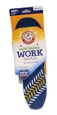 Arm Hammer Memory Foam Work Insoles, Men's Sizes 8-13