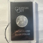 1884 CC Carson City GSA Morgan Silver With Box BU Condition
