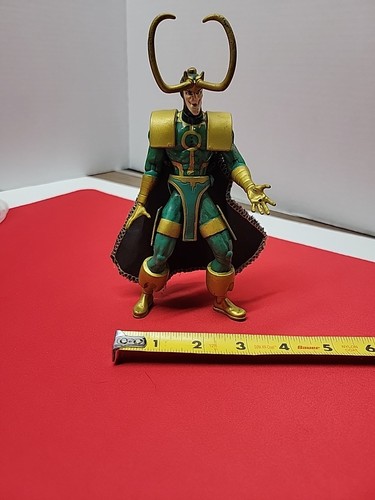 1997 Toybiz Marvel Avengers Earth's Mightiest Heroes Loki Action Figure Toy Biz - Picture 8 of 8