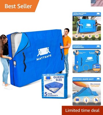 8-Handle Queen Mattress Storage Bag with Strong Zipper - Protective Essential
