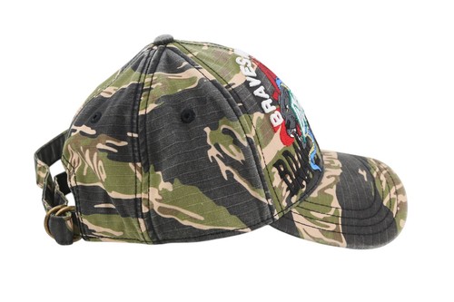 DIESEL C-Ripca Men Cap OS Camouflage Baseball Embroidered Cotton Casual Unisex - Picture 2 of 16