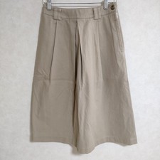 MARGARET HOWELL Cotton twill 578-7232011 Size 1 with cinch belt skirt 4-0716G  