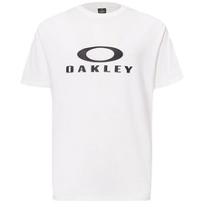 Image of Oakley O Bark 2.0 T-Shirt White/Black Sports Urban Casual Men's Top M