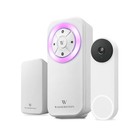 Wasserstein Doorbell Chime for Google Nest Doorbell (Wired, 2nd Gen) (White)