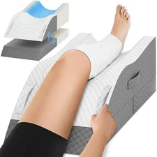 Elevation Pillows for Leg After Surgery, Memory Foam Adjustable Leg Wedge Pil...