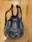 Tommy Hilfiger small Camo Backpack/purse Blue Straps Front Zip Pocket — photo 1