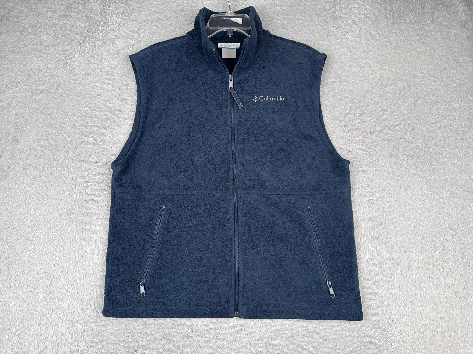 Columbia Vest Mens Medium Blue Fleece Full Zip Pockets Outdoor Hiking Casual
Opens in a new window o