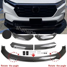 Carbon Fiber Look Front Bumper Lip Spoiler Splitter Body Kit For Honda Crv Cr-v Carbon Fiber Look Front Bumper Lip Spoiler Splitter Body Kit For Honda Crv Cr-v