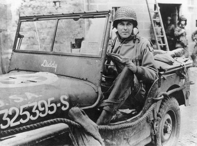 Major General Maxwell D Taylor Commander of 101st Airbourne Divisi- Old Photo