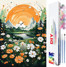 Paint by Numbers for Adults 16 X 20 Inch Canvas DIY Oil Painting for Adults Kids