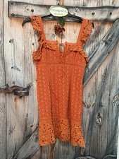Women’s Free People Cross My Heart Crochet Mini Dress NWT