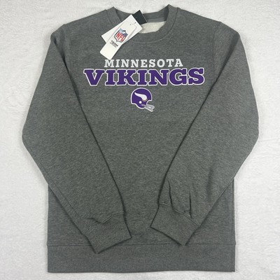 Minnesota Viking Sweatshirt Women's Size Small Gray Comfortable NFL Team Appare